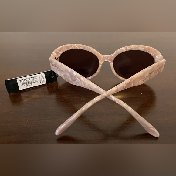 BCBGMAXAZRIA Overt Sunglasses in Blush Marble